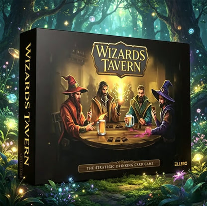 🧙‍♂️ Wizards Tavern – Chaotic Fantasy Drinking Game – D&D Themed Party Fun with Dice & Spells 🍺