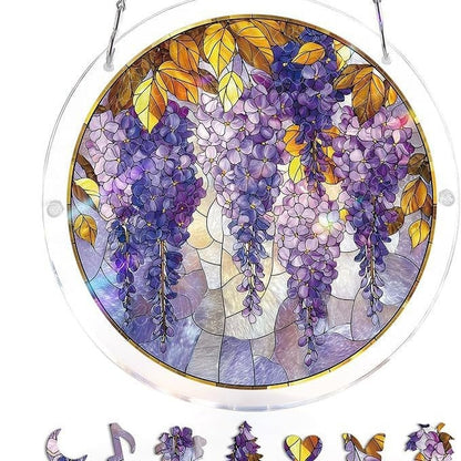 Acrylic Jigsaw Puzzle Suncatcher 80 Pieces