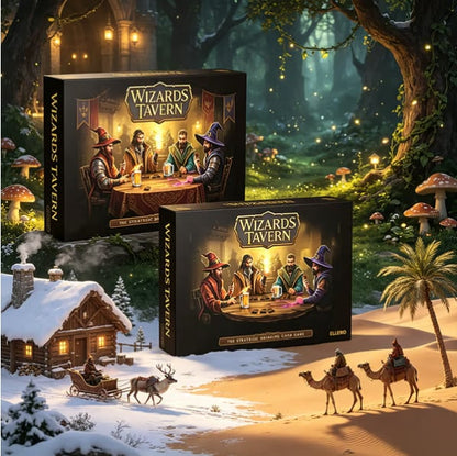 🧙‍♂️ Wizards Tavern – Chaotic Fantasy Drinking Game – D&D Themed Party Fun with Dice & Spells 🍺