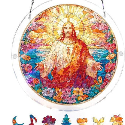 Acrylic Jigsaw Puzzle Suncatcher 80 Pieces