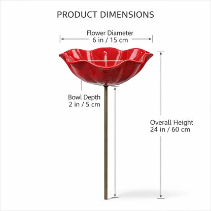 💖🎁2026 Mother's Day Gifts 50% Off--🎁Handmade Metal Flower Garden Stake🐦