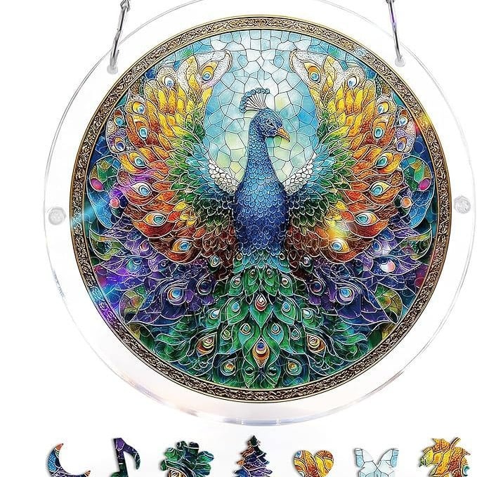 Acrylic Jigsaw Puzzle Suncatcher 80 Pieces