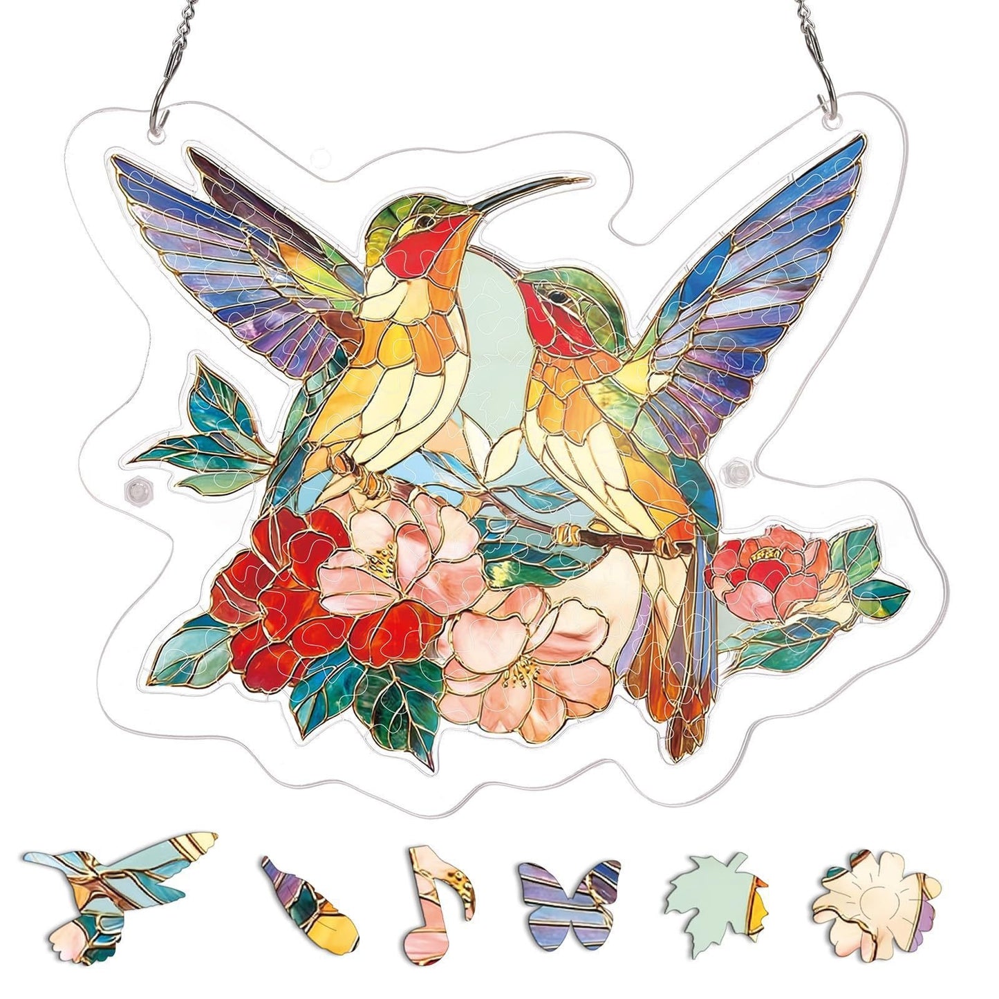 Acrylic Jigsaw Puzzle Suncatcher 80 Pieces