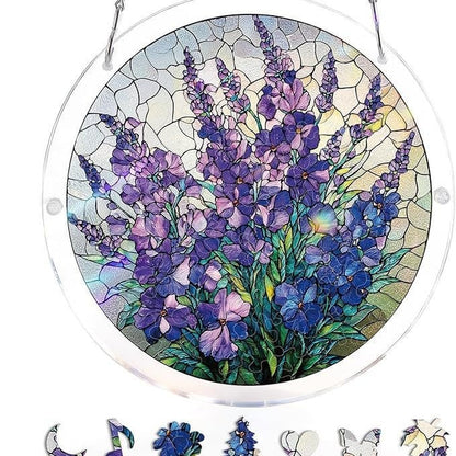 Acrylic Jigsaw Puzzle Suncatcher 80 Pieces
